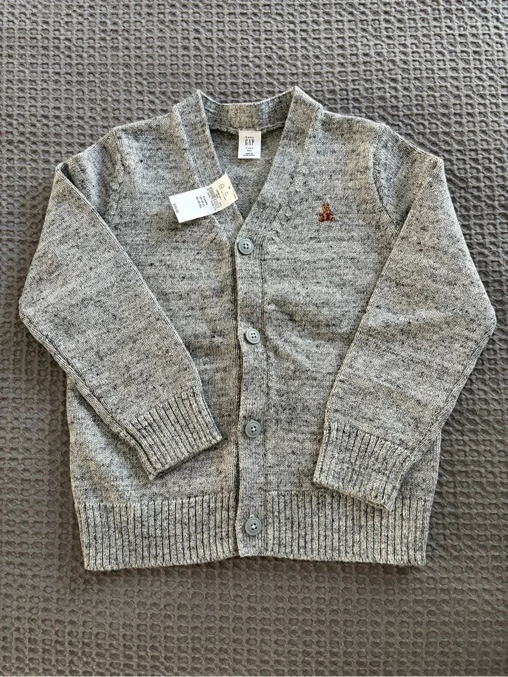 GAP Kids Heather Gray Cardigan